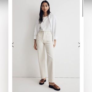 Madewell The Perfect Vintage Wide Leg Jean: Patch Pocket Edition